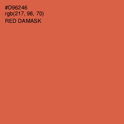 #D96246 - Red Damask Color Image